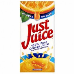 Just Juice orange cartons 12 x 1L