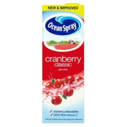 Ocean Spray Cranberry classic 12 x 1lt cartons