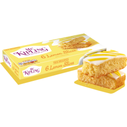 Mr Kipling Lemon Slices 6 Pack - Flat Pack