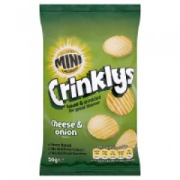 Mini Cheddar Crinkle Cheese & Onion